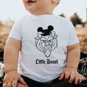 Little Beast Toddler T-shirt Beauty and The Beast kids shirt Disney's Beast shirt Matching Family Shirts Kids Beast Shirt