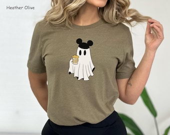 Ghost Shirt Epcot Shirt Drinking Ghost Disney Tshirt Matching Halloween Shirts Mens Disney Shirt Halloween Shirt Cute Ghost Shirt Disney Dad