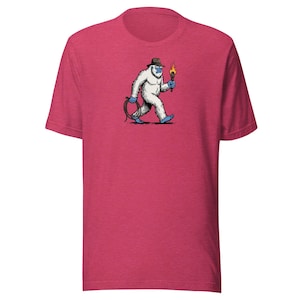 Indiana Yeti, Grumpy Yeti Matterhorn Yeti Mashup T-shirt