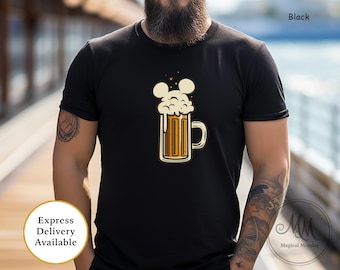 Mouse Ears Beer Shirt Drinking Shirt Express Delivery Mens Disney Shirt Epcot Drinking Shirt Drinking around the world Disney Dad Shirt