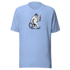 Indiana Yeti, Grumpy Yeti Matterhorn Yeti Mashup T-shirt