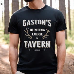 Chemise Taverne de Gaston La belle et la bête Chemise Gaston Chemise Disney homme Chemise papa Disney Chemise Epcot Chemise potable Disney Chemise belle