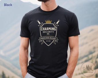 Charmante Beveiliging Inc. Prinses Beveiliging Shirt Papa Prinses Shirt Disney Papa Shirt Prins Charmant Shirt Belle en het Beest Beveiliging