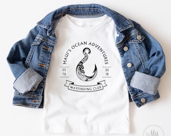 Maui Shirt Youth Toddler Matching Shirts Moana Maui Tshirt Kids Cruise Shirt Ocean Shirt Family Shirts Little Brother Shirt for Disney Trip