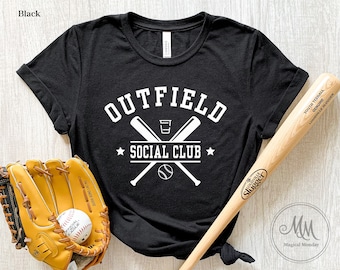 Outfield Social Club Baseball Mom Shirt Game Day Shirt Softball Mom Shirt Funny Baseball Shirt Baseball Mama Shirt Softball Mama Sports Mom