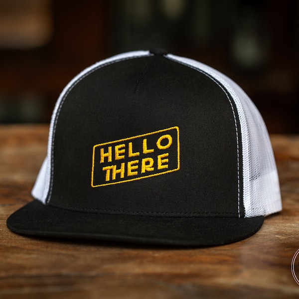 Star Wars Hat Hello There Obi Wan Kenobi Hat Disney Mens Hat Disney Trucker Hat Snap Back Galaxy's Edge Hat Disney Dad Hat May The Fourth