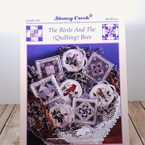 Ptaki - Ptaki i (pikujące) pszczoły, ulotka 53 Stoney Creek Collection Counted Cross Stitch Pattern