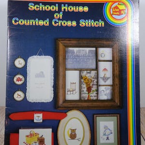 School House of Counted Cross Stitch Book 2 - Counted Cross Stitch Pattern Booklet