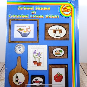 School House of Counted Cross Stitch Book 7 - Classic Publications Counted Cross Stitch Pattern Booklet