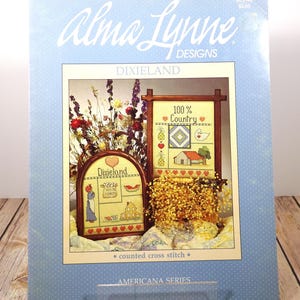 Country - Dixieland, ALX-40 Alma Lynne Designs Americana Series Counted Cross Stitch Pattern Ulotka
