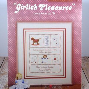 Baby - Girlish Pleasures Ulotka z wzorem do haftu krzyżykowego