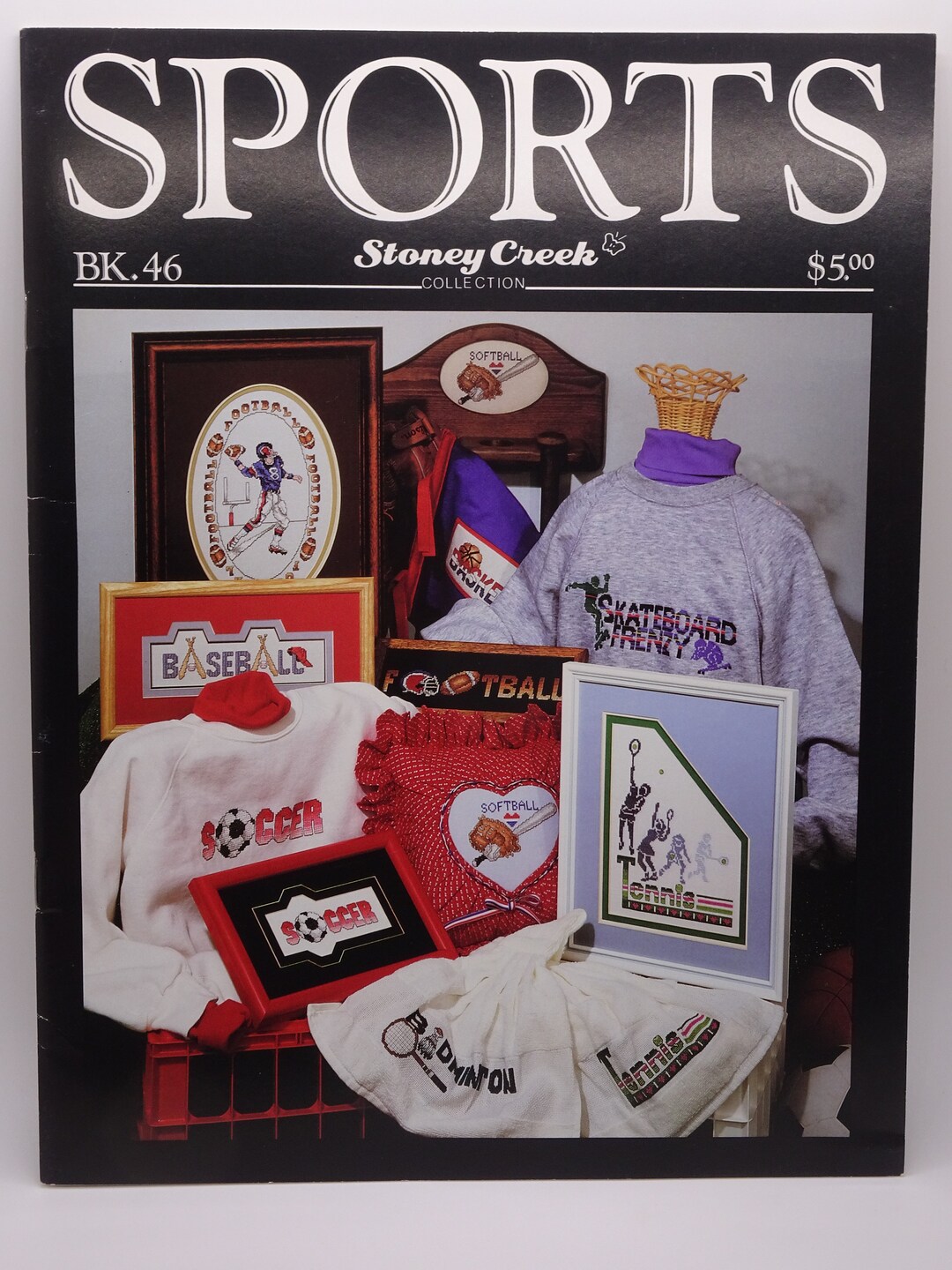 Sports Counted Cross Stitch Pattern Booklet Etsy