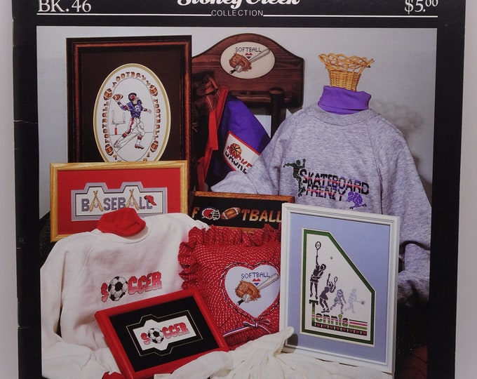 Sports Counted Cross Stitch Pattern Booklet Etsy