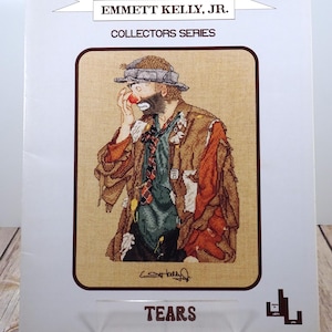 Emmett Kelly, Jr., seria kolekcjonerska „Łzy” EKJ 9 - Projekty Judith Lynn Ulotka do haftu krzyżykowego