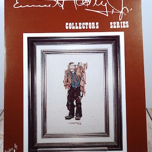 Emmett Kelly, Jr. Collectors Series EKJ1 - Wzór do haftu krzyżykowego autorstwa Judith Lynn Ulotka