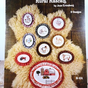 Country - Rural Rascals B-104 - Ulotka z wzorami do haftu krzyżykowego New Berlin Publications