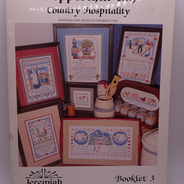 Country Collection - Peppermill Inn Country Hospitality Counted Cross Stitch Pattern Booklet