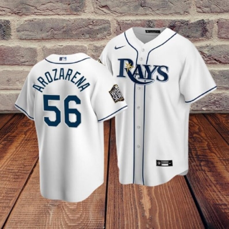 MLB Randy Arozarena Tampa Bay Rays 56 Jersey Etsy