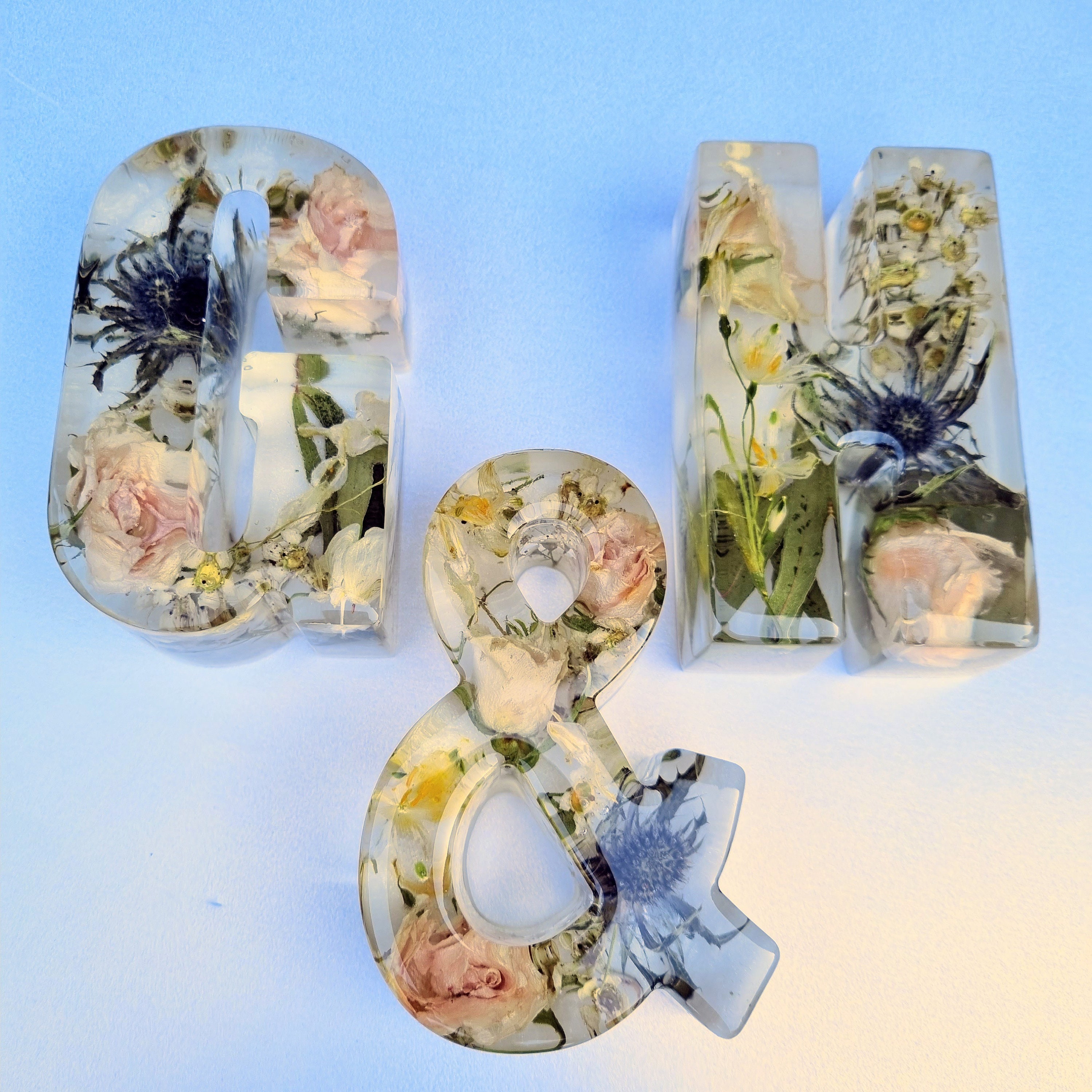 Memorial Flowers, Wedding Preservation Flowers, Bridal Bouquet in Resin, Funeral Flowers
