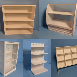 3D Print Files for ALL Mini Brand Shelves for Mini Brands 5 Surprise Toys Shopkins Real Littles Miniatures