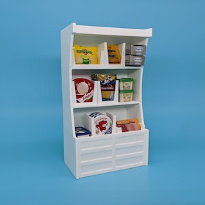 Mini Brands Open Refrigerator for Mini Brands 5 Surprise Toys Shopkins Real Littles Miniatures nuiMOs