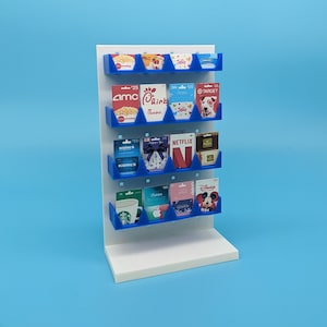 Mini Brands Gift Card Holder Shelf for Mini Brands 5 Surprise Toys Shopkins Real Littles Miniatures American Girl nuiMOs