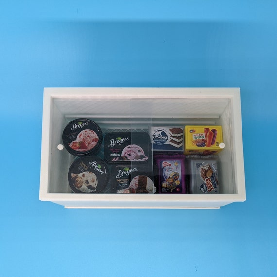 Mini Brands Chest Freezer for Mini Brands 5 Surprise Toys Shopkins