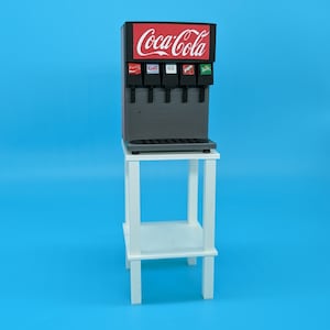 Mini Brands Toy Soda Pop Fountain Machine for Mini Brands Toys Shopkins Real Littles nuiMOs Barbie