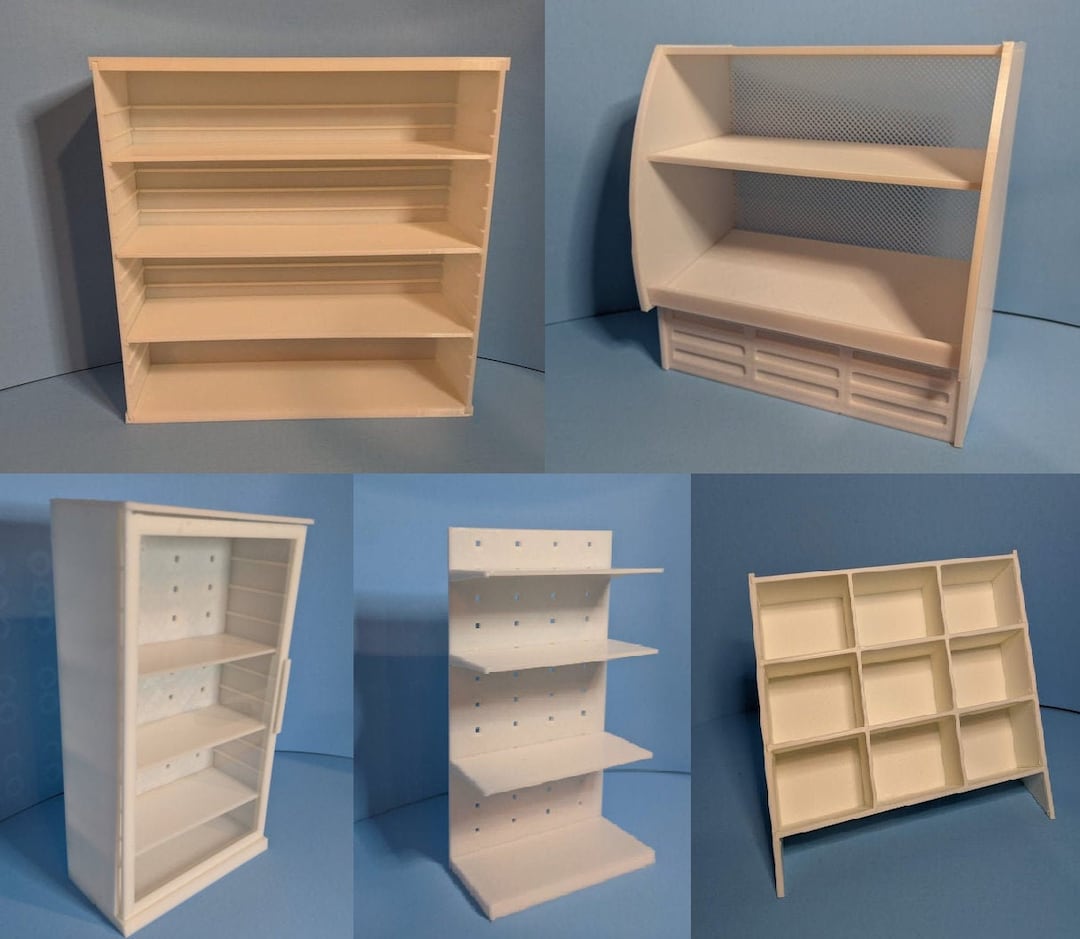3D Print Files for ALL Mini Brand Shelves for Mini Brands 5 Surprise