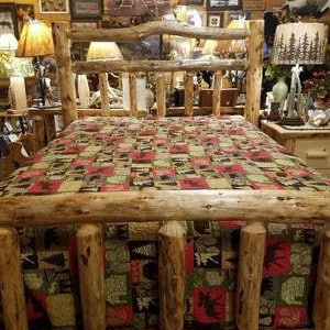 Rustic log bed kit! #1 sturdy double log side rails #1 seller in the US! we have been building log furniture since 1996. Twist of Nature