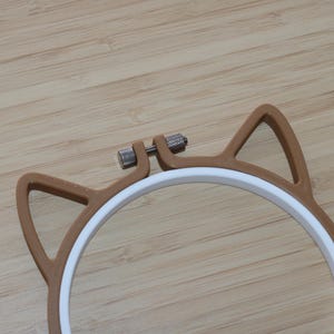 Embroidery Hoop Cat Shape for Cross Stitch, Embroidery, Punch Needle... image 2