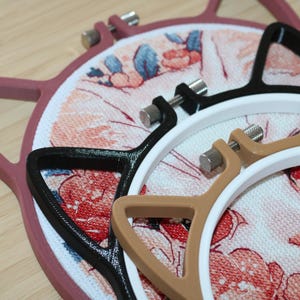 Embroidery Hoop Cat Shape for Cross Stitch, Embroidery, Punch Needle... image 1