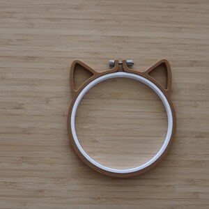 Embroidery Hoop Cat Shape for Cross Stitch, Embroidery, Punch Needle... image 5