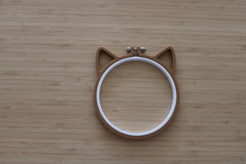 Embroidery Hoop Cat Shape for Cross Stitch, Embroidery, Punch Needle... image 5