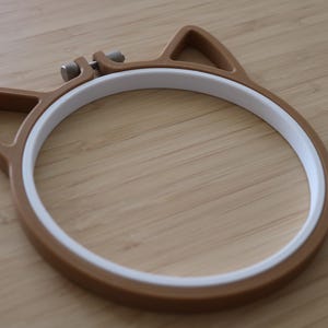 Embroidery Hoop Cat Shape for Cross Stitch, Embroidery, Punch Needle... image 6