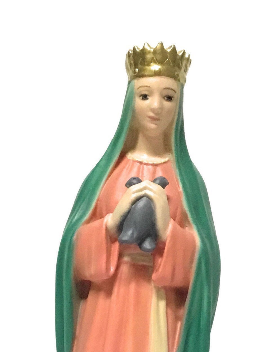 Statua Madonna Delle Ghiaie Di Bonate Maria Regina Della Etsy