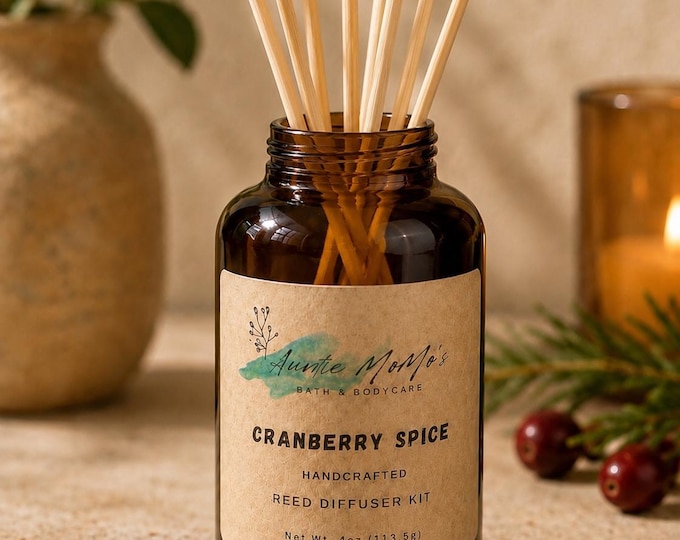 Reed Diffuser Kit | Non-Toxic Home Fragrance | Choose Your Scent | Paraben & Phthalate Free | Handmade
