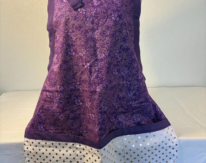 Straight cut/ Uni-sex Apron with 3 large pockets