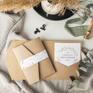 personalisierbare Karte A6 Brautjungfer fragen / Karte Brautjungfern fragen | Geschenk für Brautjungfer, Karte/Geschenk | personalisierbar