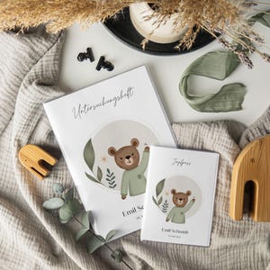 Impfpass Hülle und U-Heft Hülle | Hüllen mit Namen | Impfpass und U-Heft Baby | Impfpasshülle personalisiert | Schutzhülle U-Heft | Geschenk