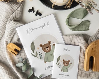Impfpass Hülle und U-Heft Hülle | Hüllen mit Namen | Impfpass und U-Heft Baby | Impfpasshülle personalisiert | Schutzhülle U-Heft | Geschenk