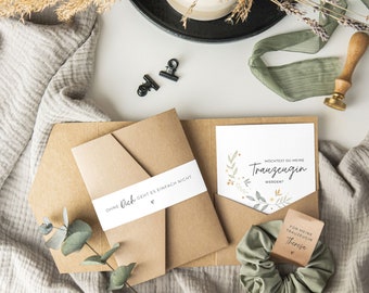 Personalizable card "Maid of Honor" / A6 card "Maid of Honor" | Gift for Maid of Honor, Card/Gift | Pocketfold | Personalizable