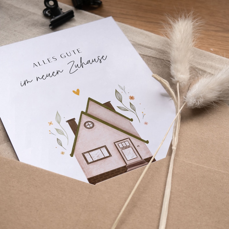 Personalisierbare Karte zum Einzug / Karte Umzug Einzug | Etsy
