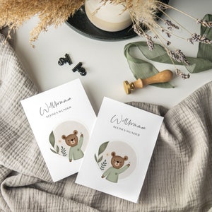 Glückwunschkarte zur Geburt A6 Karte "Willkommen kleines Wunder" | Karte zur Geburt für Mädchen & Jungs | Geschenk Geburt | personalisierbar