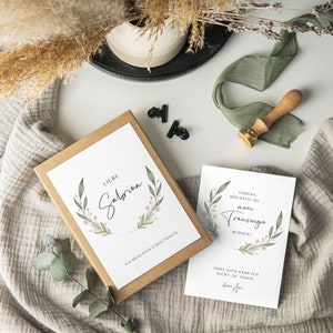 personalisierte Geschenkbox "Möchtest du meine Trauzeugin/Brautjungfer werden?" Trauzeugin/Brautjungfern fragen | Geschenkbox personalisiert