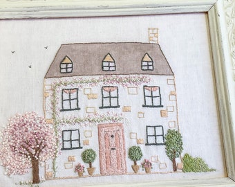 Cotswold Cottage Embroidery Craft Kit with Threads