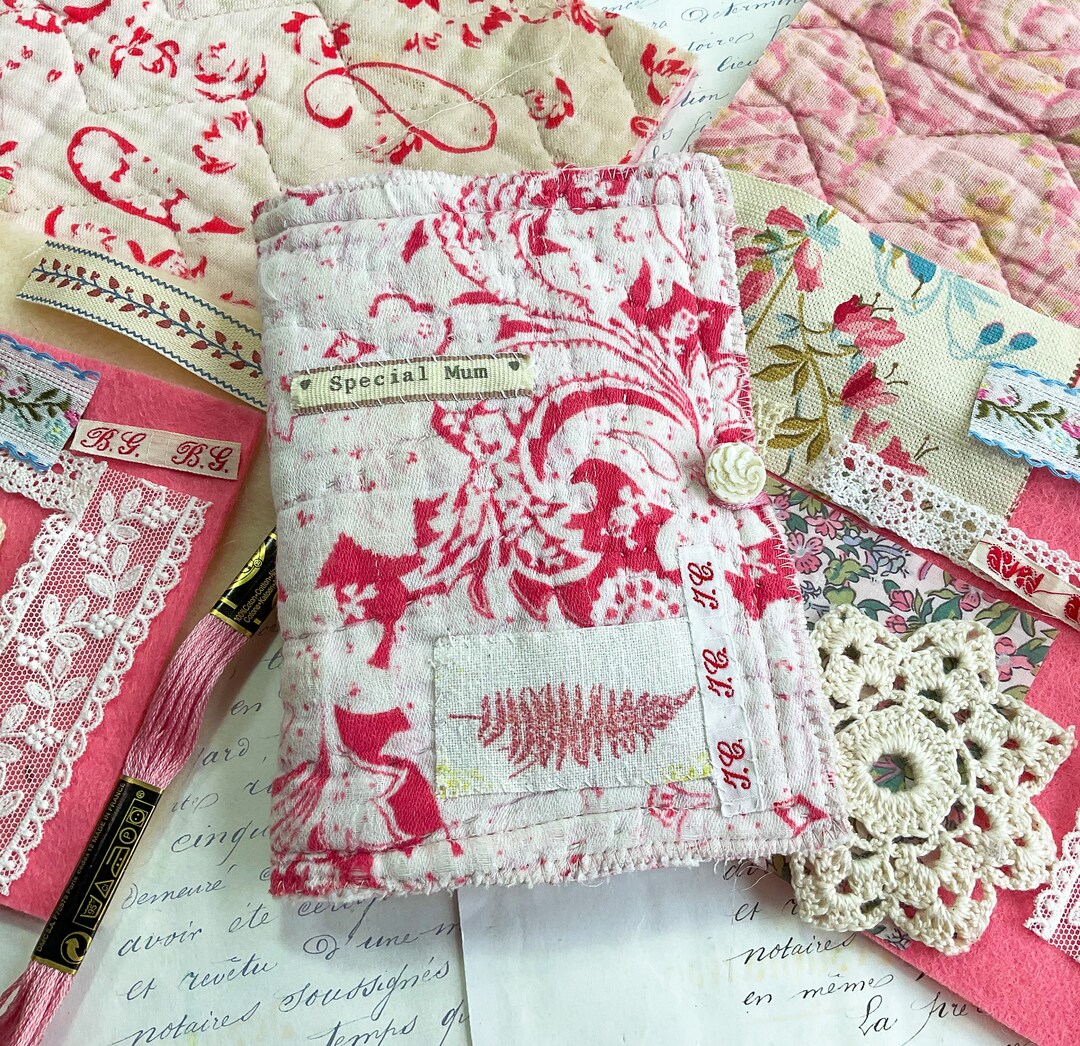 Vintage Needle Book Kit, Make Your Own Needle Case Sewing Kit, Slow