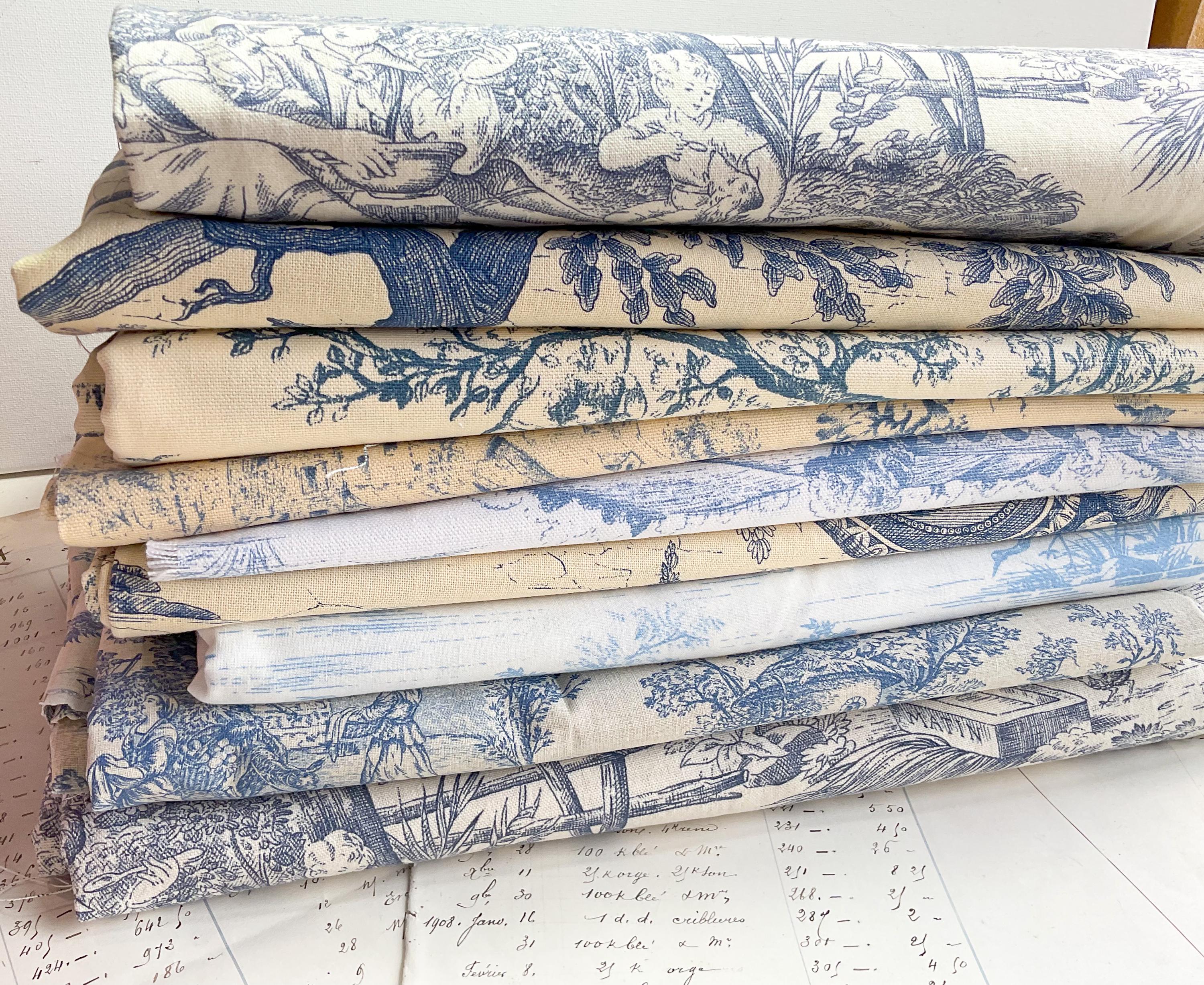 トワル・ド・ジュイ柄セットアップ 【値下げ可能】 楽天市場】カデットブルー トワル・ド・ジュイ(toile de jouy