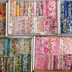 40 Liberty Quilting Squares, Liberty Fabric Square, Patchwork