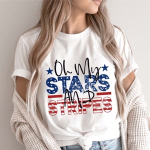 Oh my stars and stripes ready to press sublimation transfer, heat press transfer, USA, Patriotic transfer, 4th of July, sublimation prints